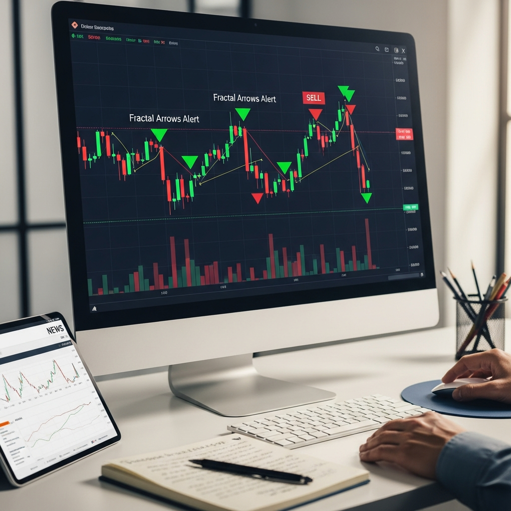 Spotting Price Reversals: How the Fractal Arrows Alert Simplifies Market Analysis - Visual 1
